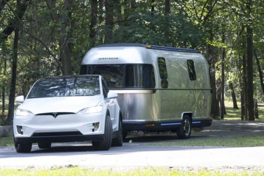 The iconic silver bullet Airstream camping trailer has returned as a remote-controlled EV0
